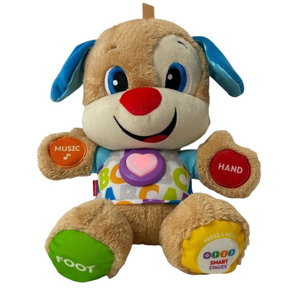 Fisher Price Laugh and Learn Smart Stages Puppy Educational Musical Plush Toy - Picture 2 of 11